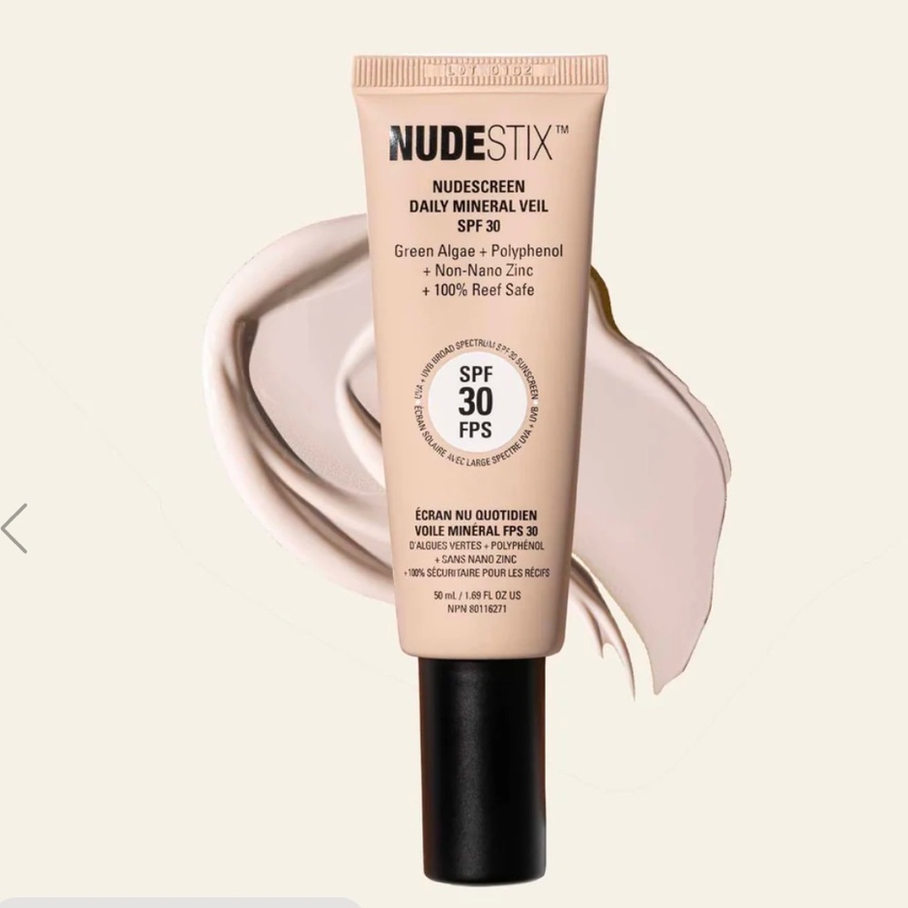 NUDESTIX NUDESCREEN DAILY MINERAL VEIL SPF 30 - COOL 50ml BRAND NEW/SEALED